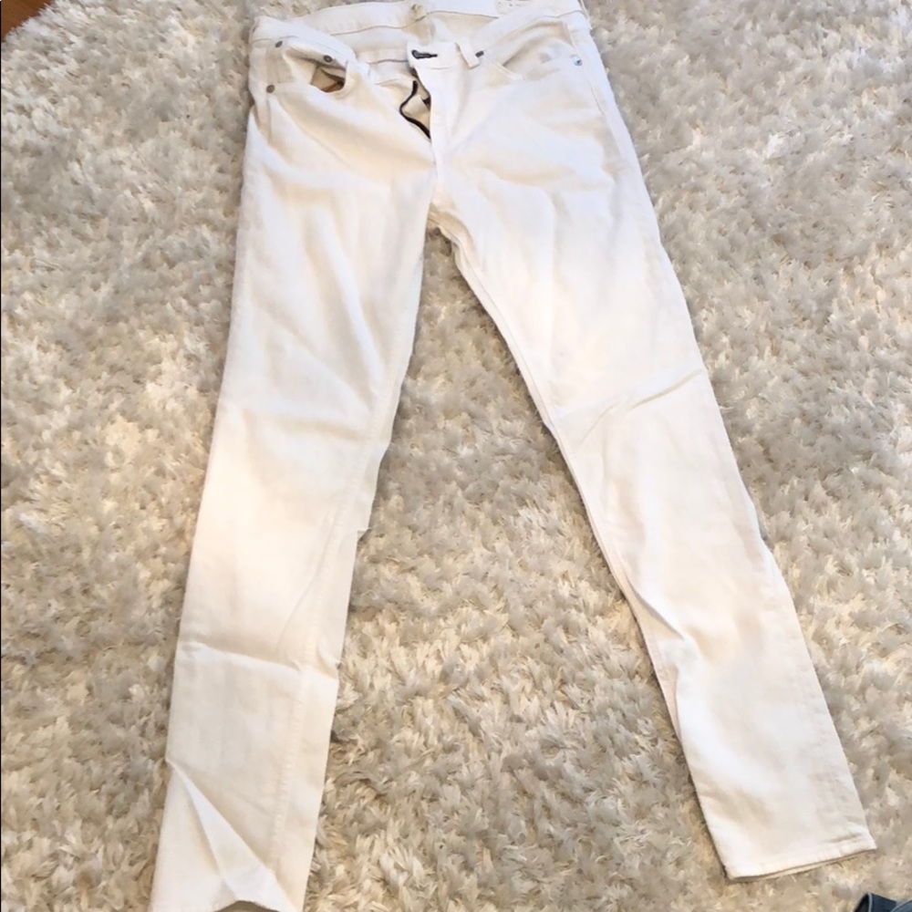 Size 31 rag and bone white jeans